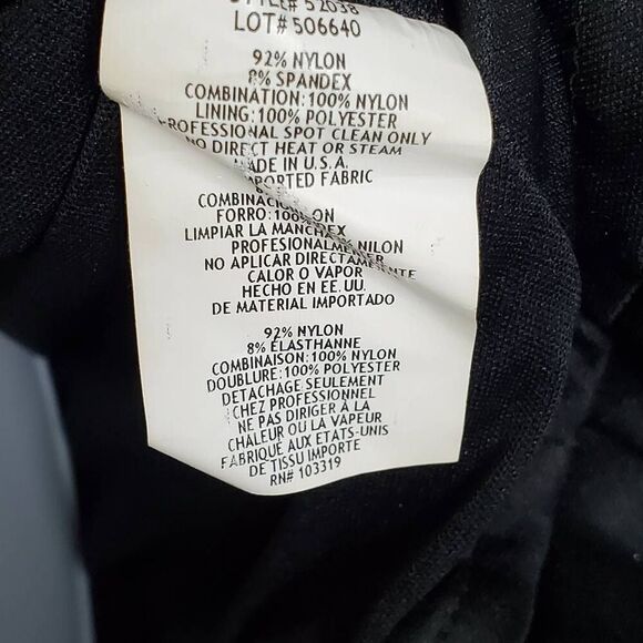 Blondie Nites by Stacy Sklar Size 3 Black & Gold Halter Party Dress Tulle Skirt - Picture 5 of 7